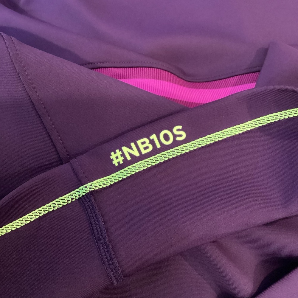 New Balance NB Dry Tennis Dress Plum Pink Trim Drop Waist Athletic Medium - Picture 15 of 15